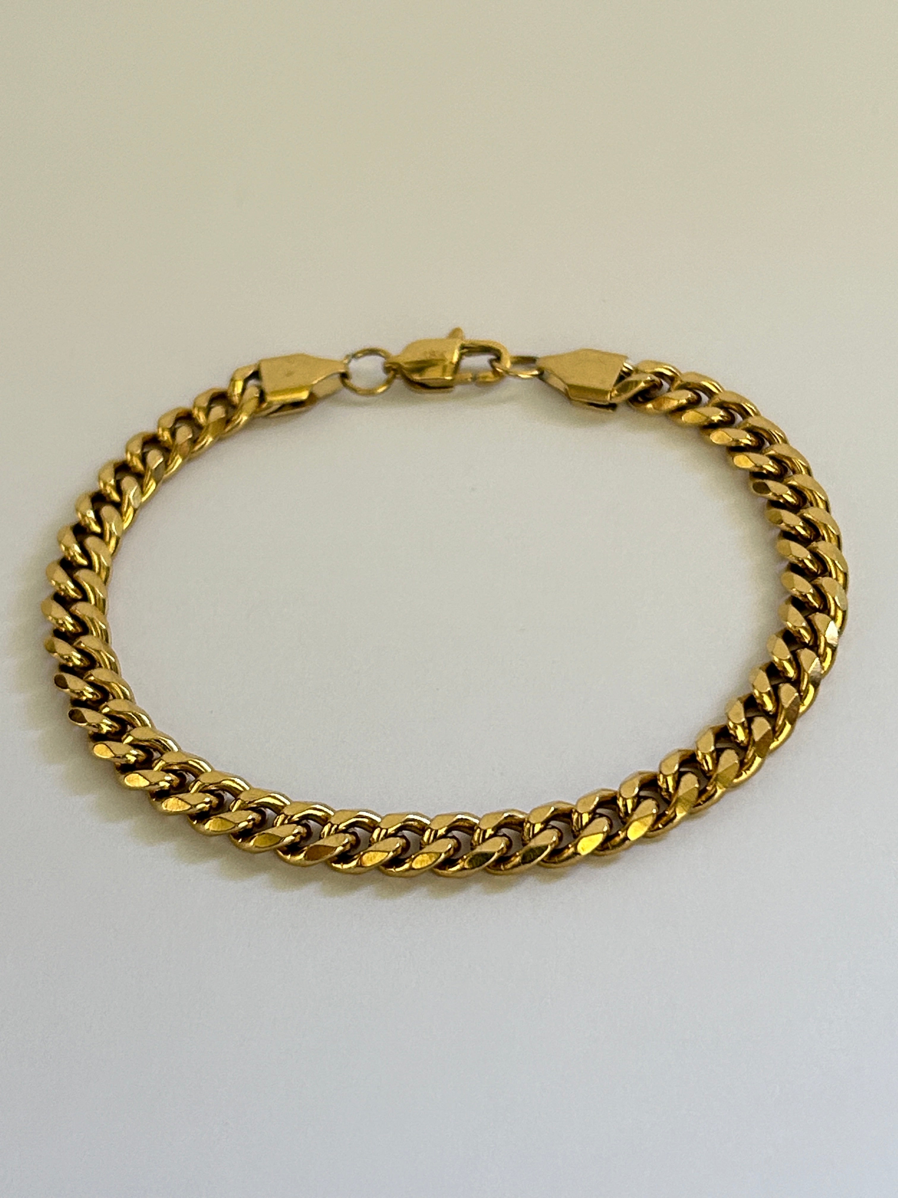 Combo Cadena Cubana + Pulsera Cubana Hombre