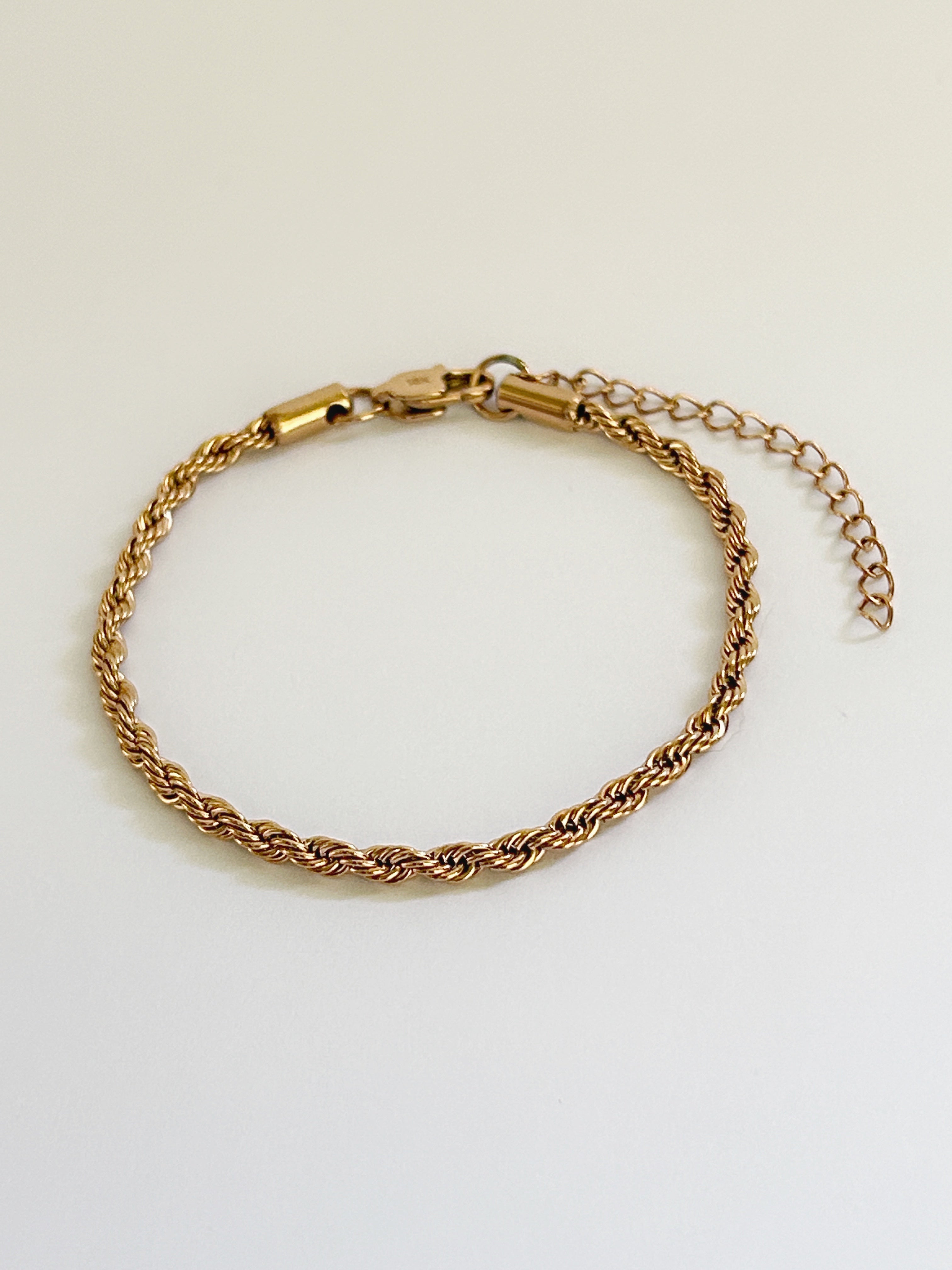 Pulsera Lazo Oro Rosa mujer